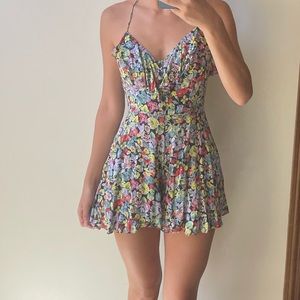 Multicolor floral romper